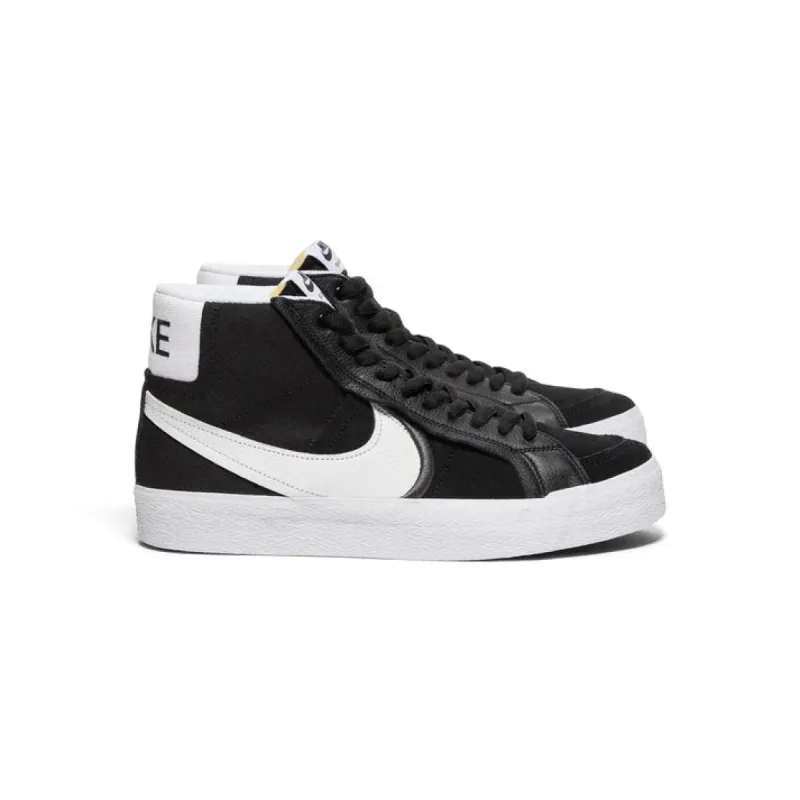 Nike SB Zoom Blazer Mid PRM Plus - Black/White sold by Sun Diego Boardshops