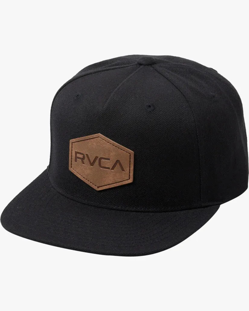 Rvca Commonwealth Dlx Snapback Hat - Black sold by Sun Diego Boardshops
