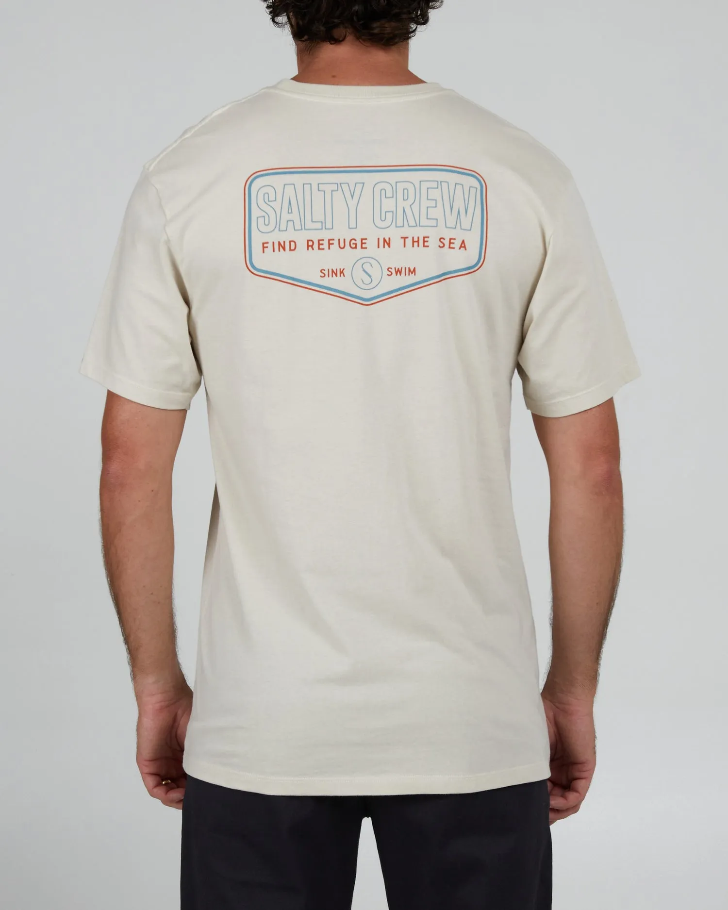 Salty Crew Undertow Bone S/S Premium Tee - BONE sold by Sun Diego Boardshops