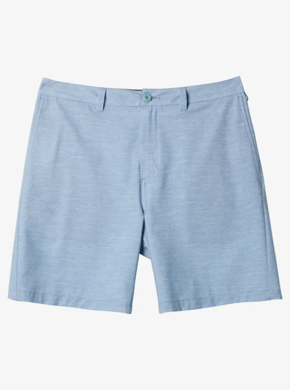 Quiksilver Everyday Union Heather Amphibian 20" Hybrid Shorts - Blue Shadow sold by Sun Diego Boardshops
