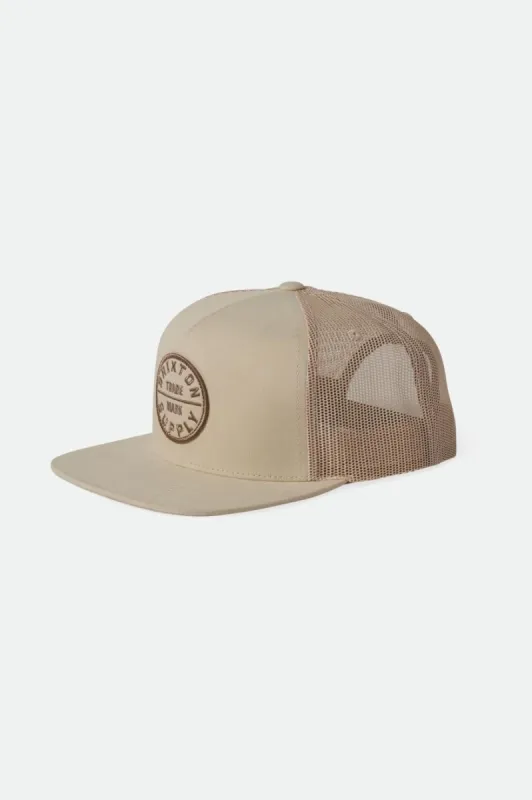 Oath MP Trucker Hat - Oat Milk/Oat Milk sold by Sun Diego Boardshops