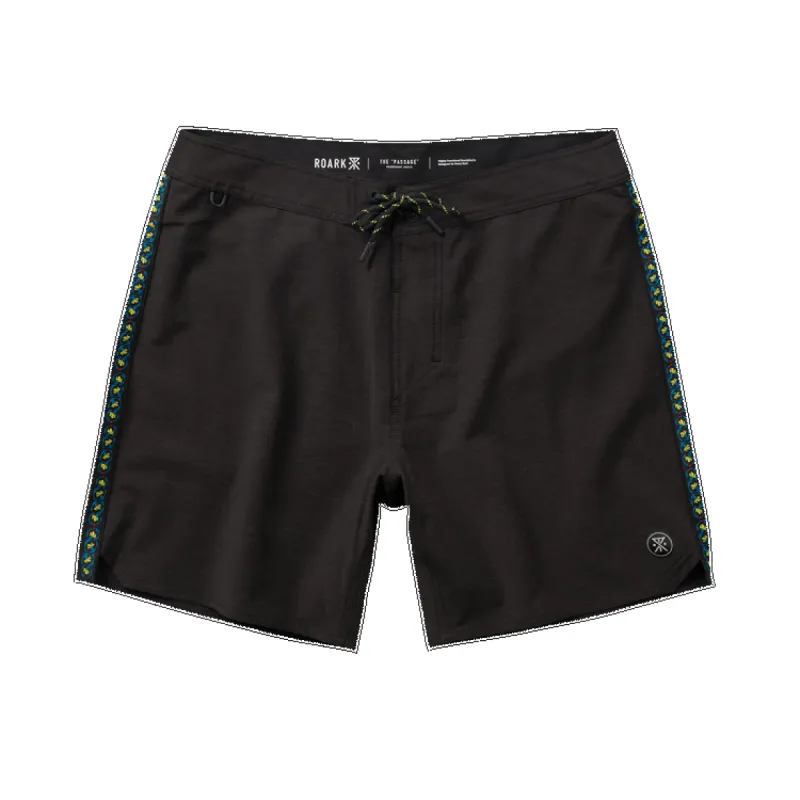ROARK Passage Boardshorts 17" - BLACK sold by Sun Diego Boardshops
