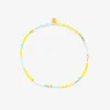 Pura Vida MIXED SEED BEAD GOLD STRETCH ANKLET - SUNSET BEACH sold by Sun Diego Boardshops