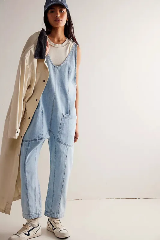 Free People We The Free High Roller Jumpsuit - Whimsy sold by Sun Diego Boardshops