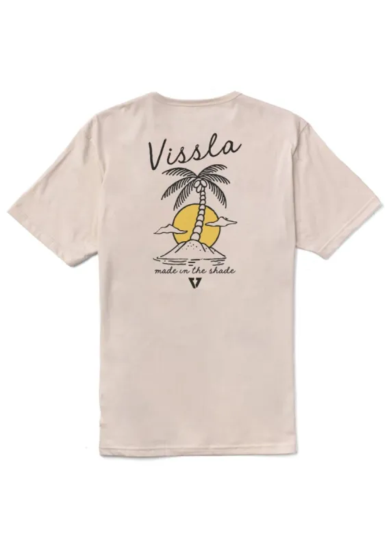 Vissla Made In The Shade Organic Tee - BONE made by VISSLA