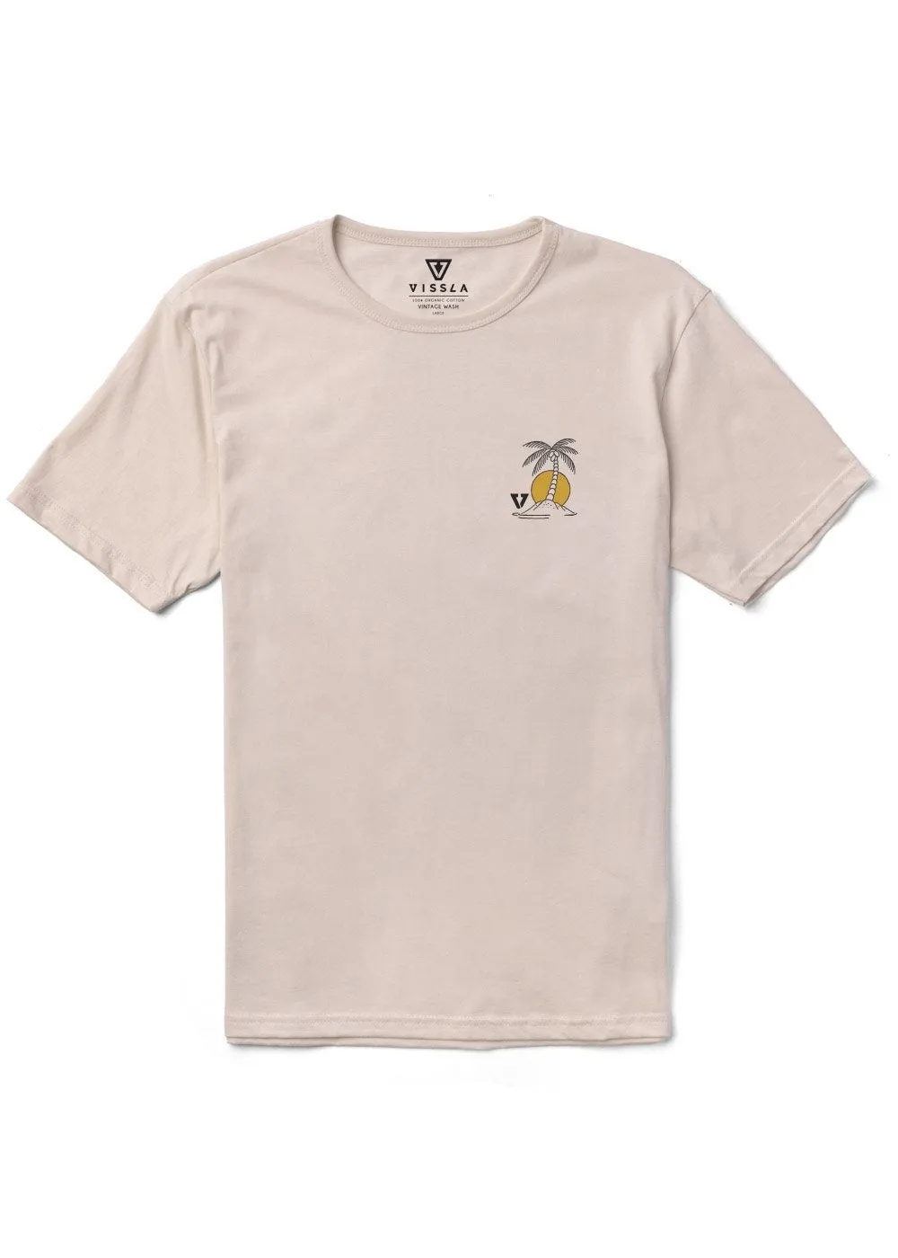 Vissla Made In The Shade Organic Tee - BONE sold by Sun Diego Boardshops product image thumbnail 2