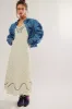 Free People Sweet Hearts Midi Dress - Ivory Combo sold by Sun Diego Boardshops