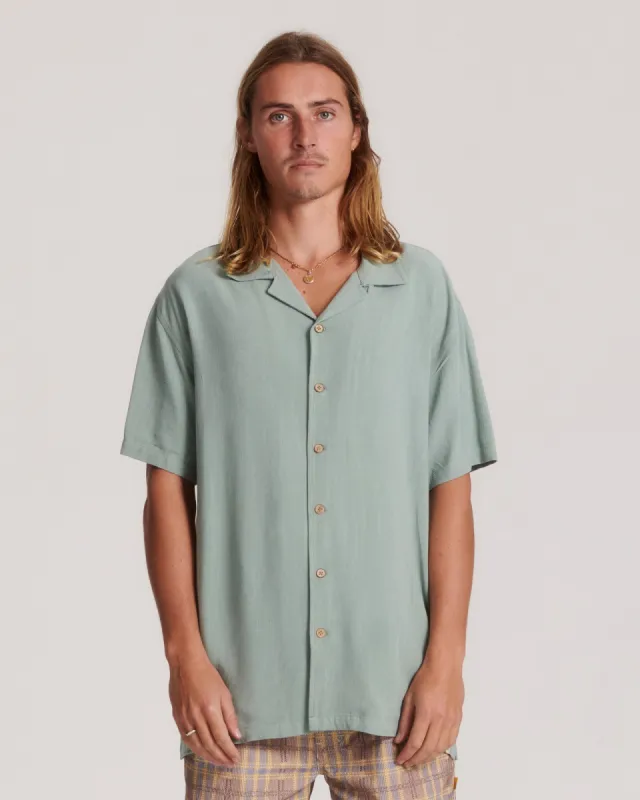 Critical Slide Ernie Resort Shirt - Seagrass sold by Sun Diego Boardshops