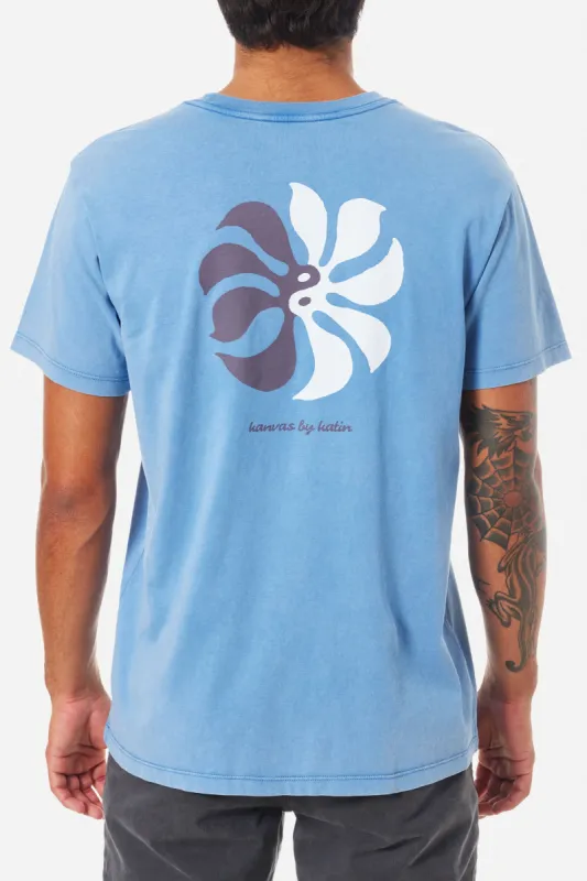 KATIN TOGETHER TEE - BAY BLUE SAND WASH made by Sun Diego Boardshops