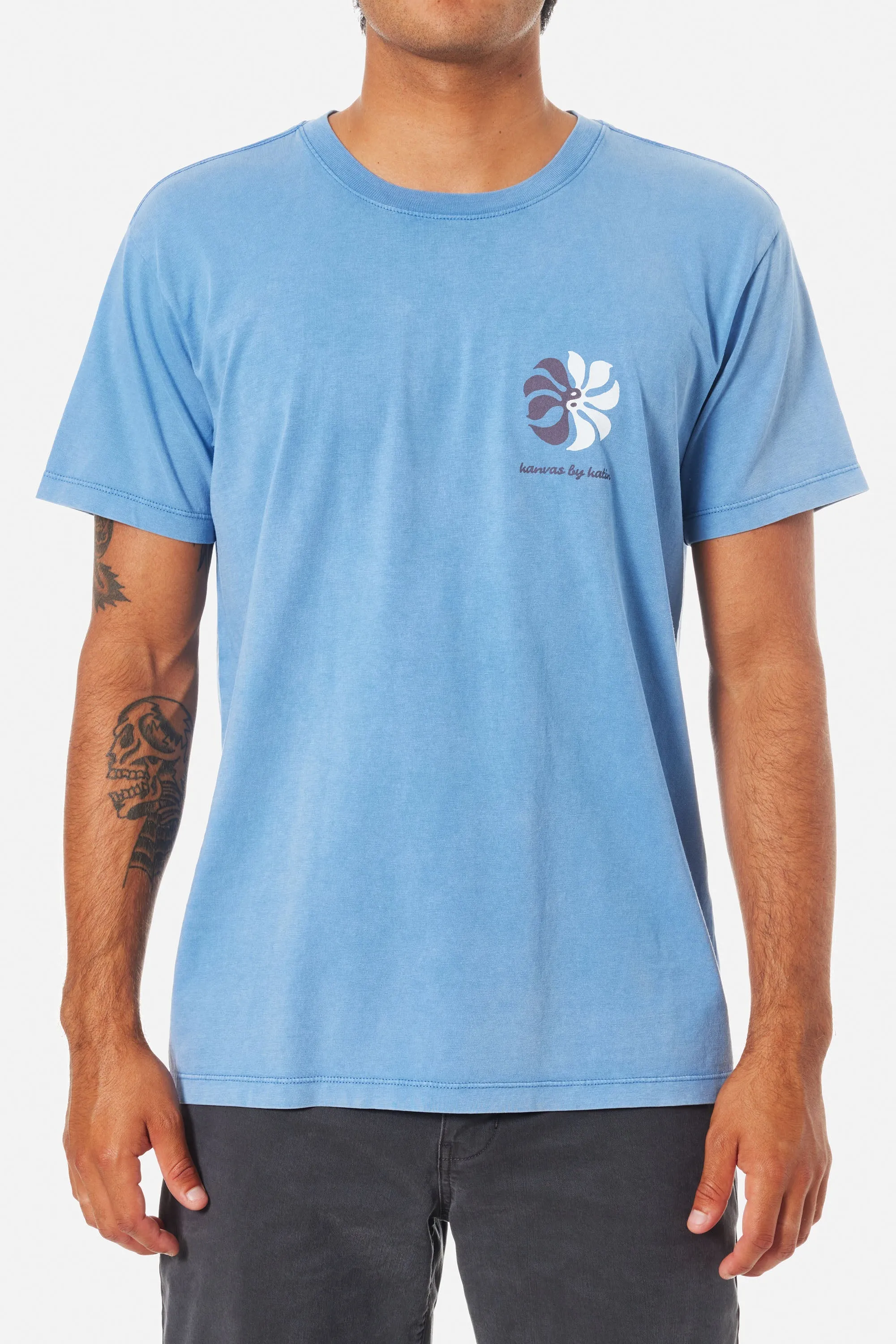 KATIN TOGETHER TEE - BAY BLUE SAND WASH sold by Sun Diego Boardshops product image thumbnail 2