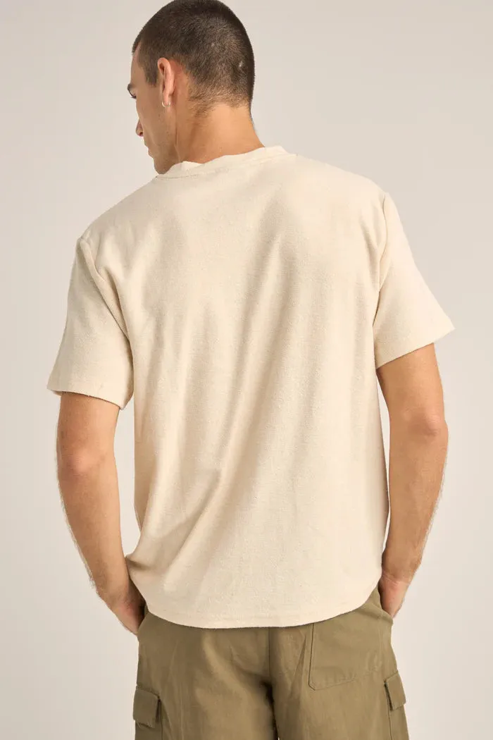 Rhythm Vintage Terry Ss T Shirt - NATURAL sold by Sun Diego Boardshops product image thumbnail 3