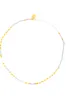 Pura Vida MIXED SEED BEAD GOLD STRETCH ANKLET - PINEAPPLE CRUSH sold by Sun Diego Boardshops