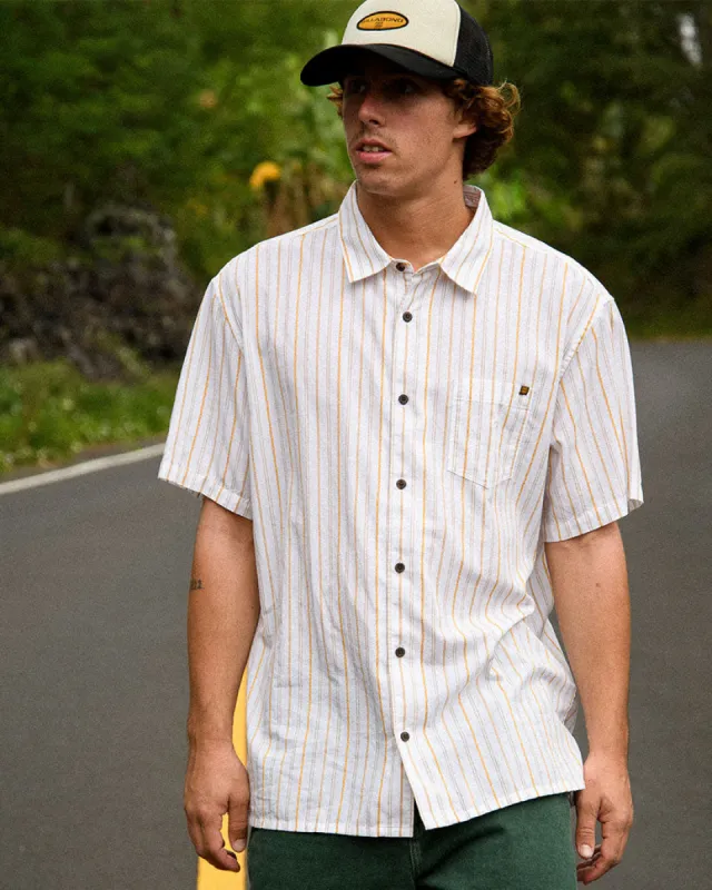 Billabong Mogul Short Sleeve Woven Shirt - HONEY sold by Sun Diego Boardshops