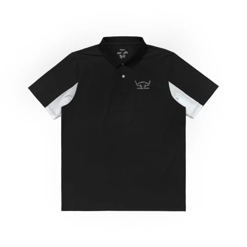 Malbon Golf Wringer Performance Pique Polo - MAROON | Parallel