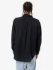 THRILLS Hemp Minimal Thrills Oversize Long Sleeve Shirt - BLACK sold by Sun Diego Boardshops