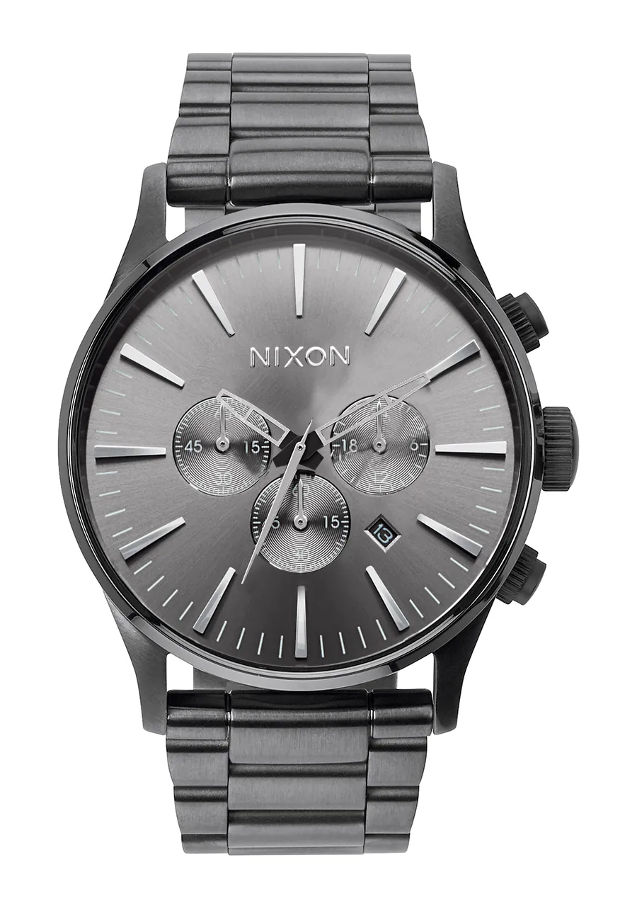 Nixon Sentry Chrono - All Gunmetal sold by Sun Diego Boardshops