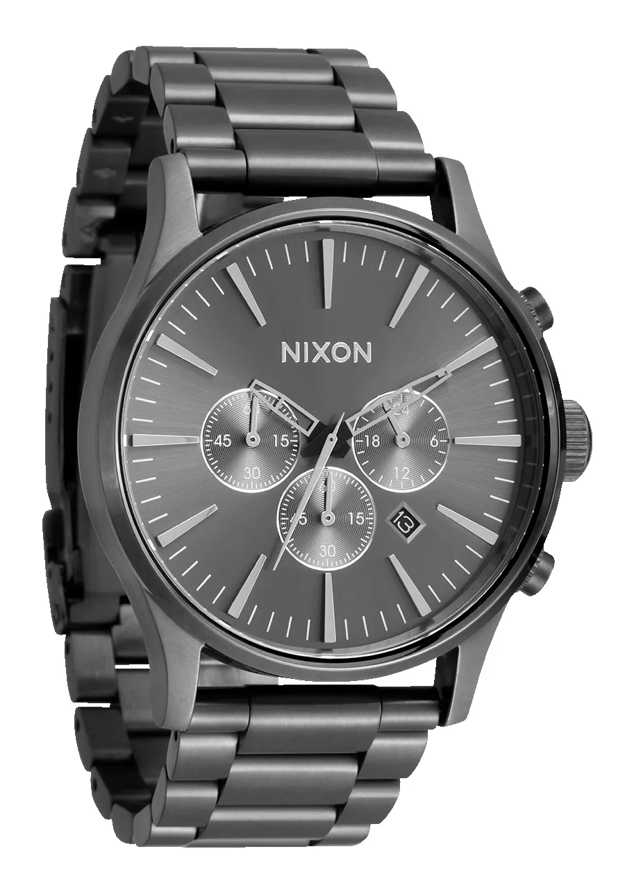 Nixon Sentry Chrono - All Gunmetal sold by Sun Diego Boardshops product image thumbnail 2