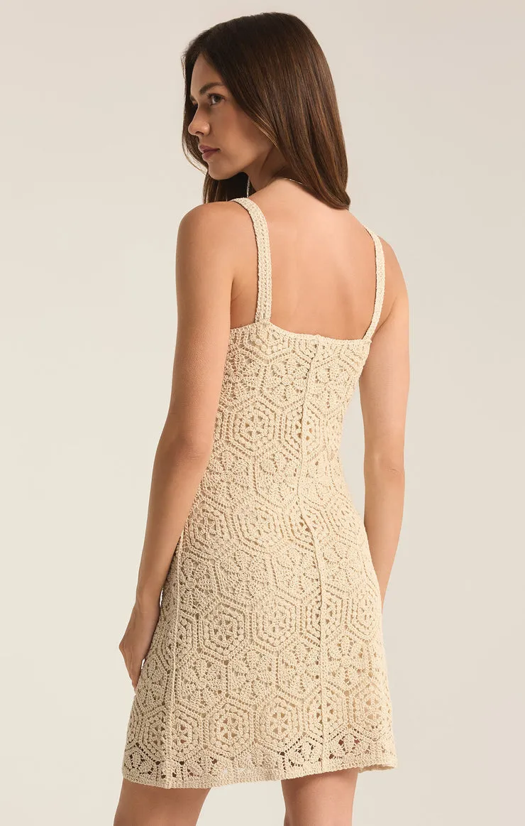 Z-Supply ALLURE CROCHET MINI DRESS - Natural sold by Sun Diego Boardshops product image thumbnail 2