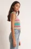 Z-SUPPLY SOL STRIPE SWEATER TANK - NATURAL sold by Sun Diego Boardshops