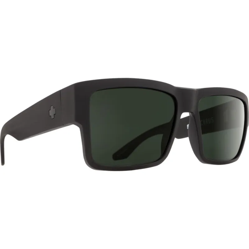 Spy CYRUS - MATTE BLACK GLOSS FLAG HAPPY GRAY GREEN sold by Sun Diego Boardshops