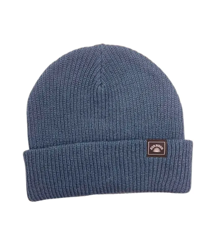 Sun Diego Reserve Solid Beanie - Slate sold by Sun Diego Boardshops