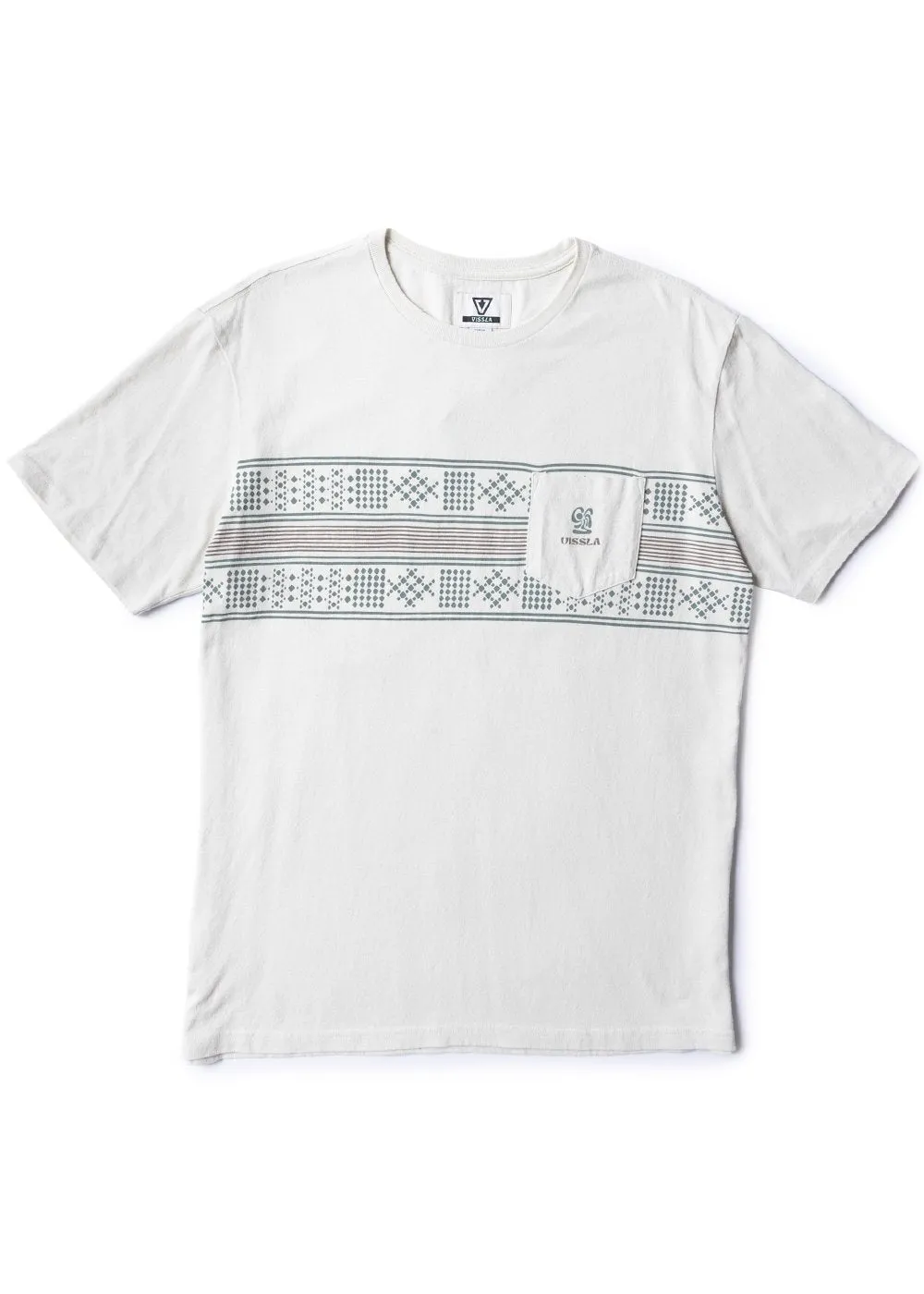Vissla WAIKIKI SS PKT TEE - BONE sold by Sun Diego Boardshops