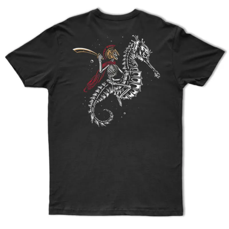 Cove Spartan Seahorse Tee - Black sold by Sun Diego Boardshops