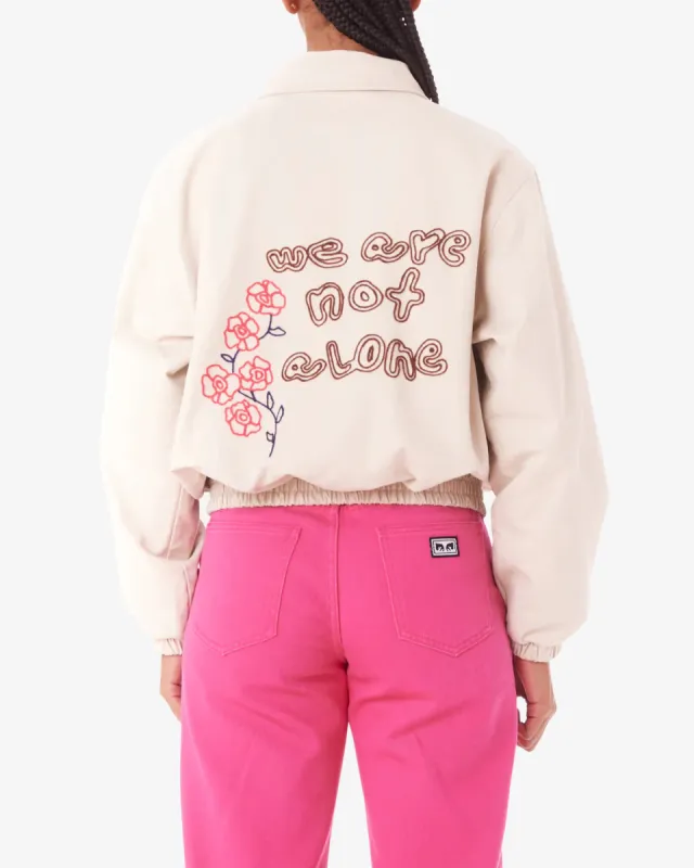 Obey GARDEN BLOUSON JACKET - SILVER GREY sold by Sun Diego Boardshops