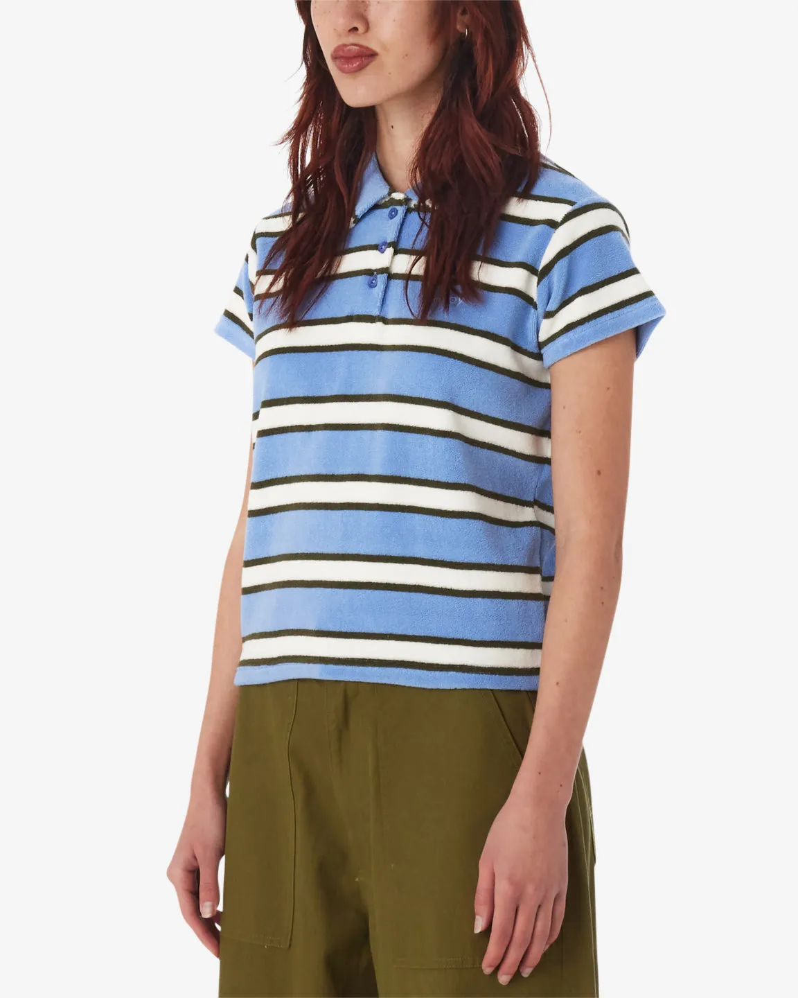 Obey Sol Stripe Polo - HYDRANGEA MULTI sold by Sun Diego Boardshops product image thumbnail 2