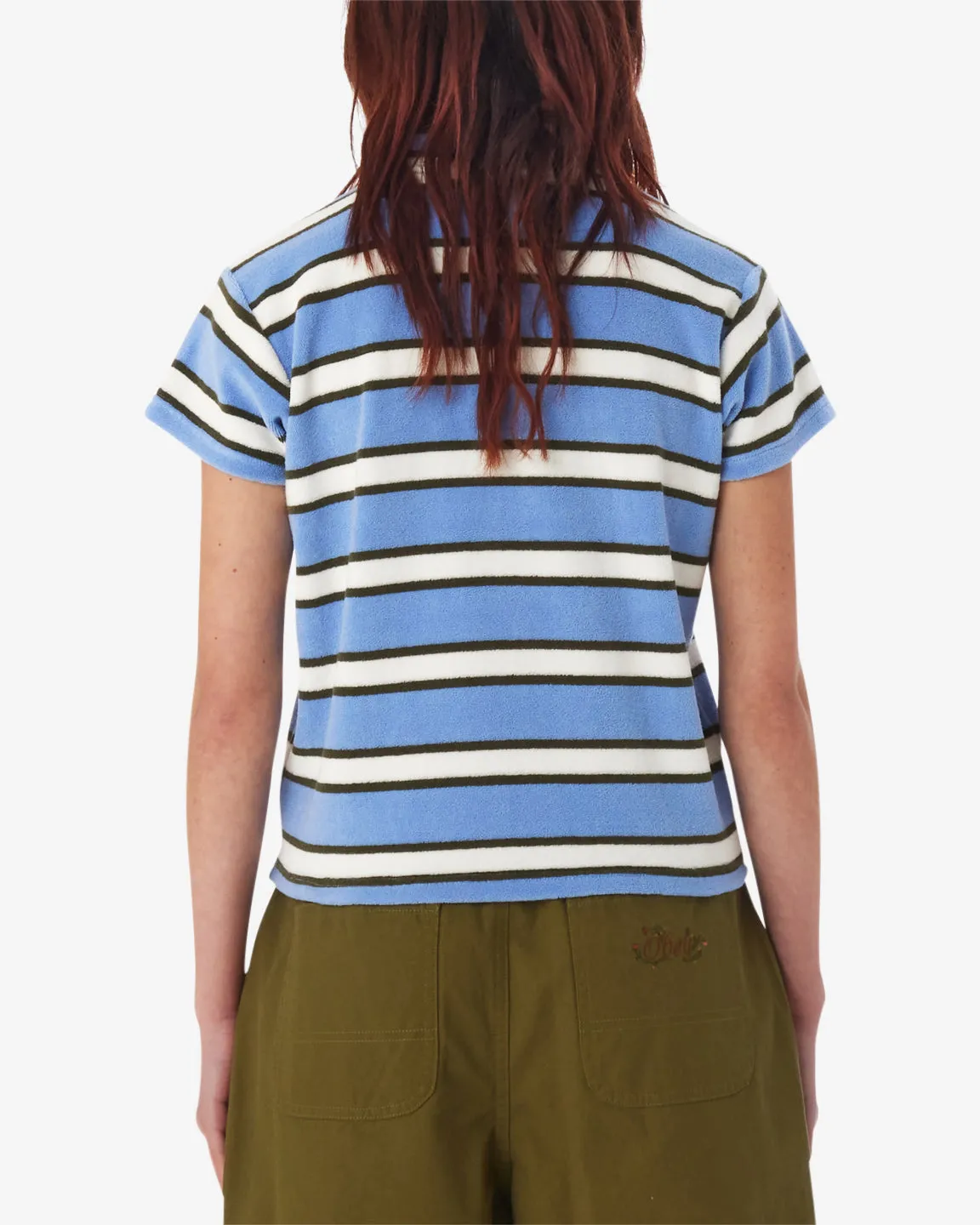 Obey Sol Stripe Polo - HYDRANGEA MULTI sold by Sun Diego Boardshops product image thumbnail 3