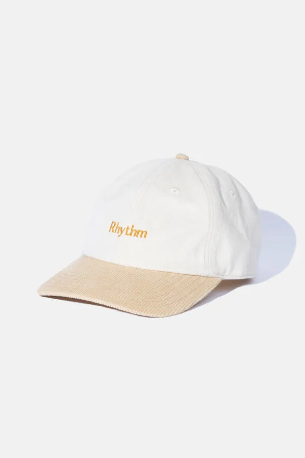 RHYTHM Essential Brushed Twill Cap - VINTAGE WHITE sold by Sun Diego Boardshops