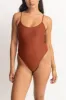 Rhythm Classic Minimal One Piece - RUST sold by Sun Diego Boardshops