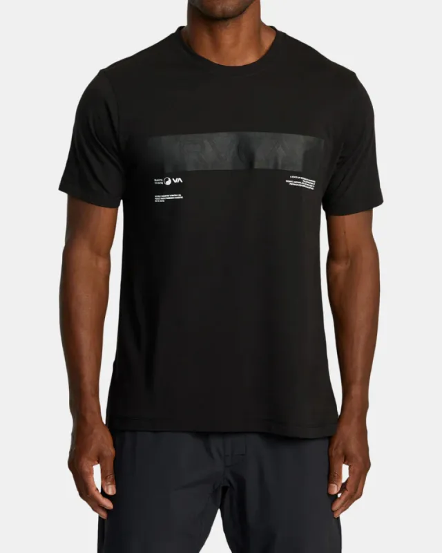 RVCA BIG RVCA SPORT TECH T-SHIRT - BLACK made by RVCA