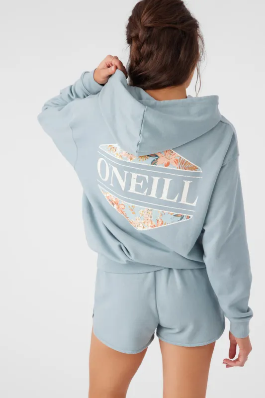 Oneill DRIFT HOODED FLEECE PULLOVER - SILVER BLUE sold by Sun Diego Boardshops