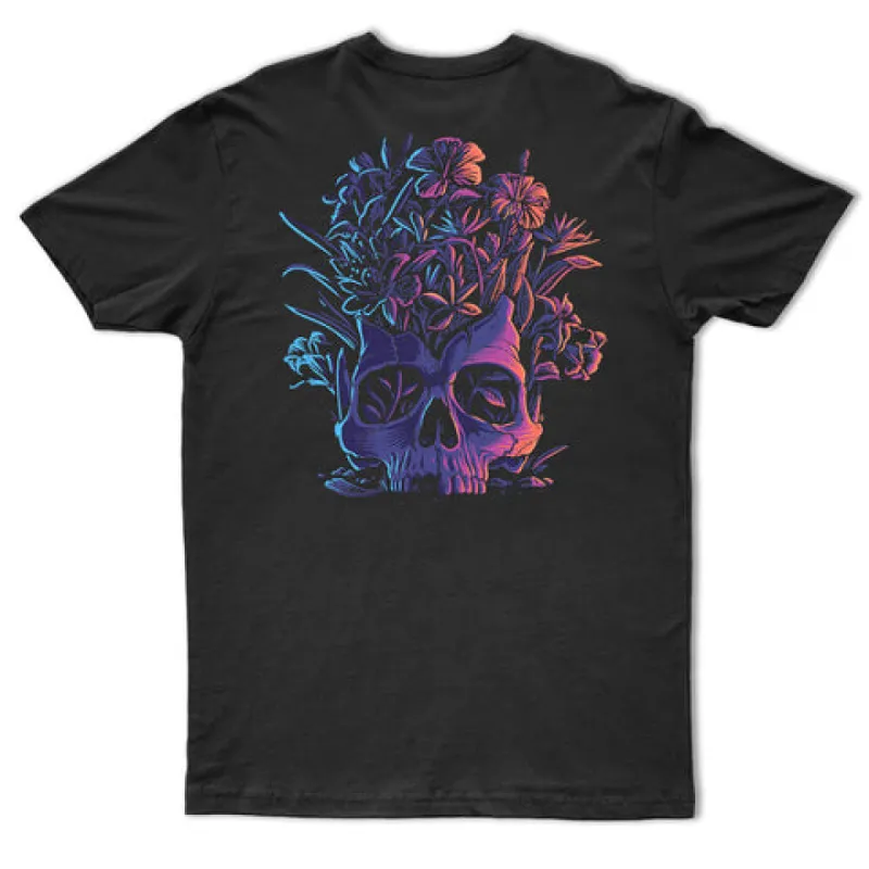 Cove Skull Planter Tee - Black sold by Sun Diego Boardshops