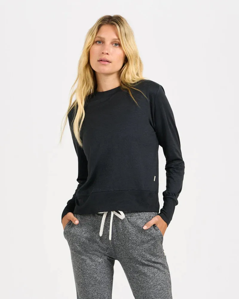 Vuori Daydream Crew - Black/Heather sold by Sun Diego Boardshops