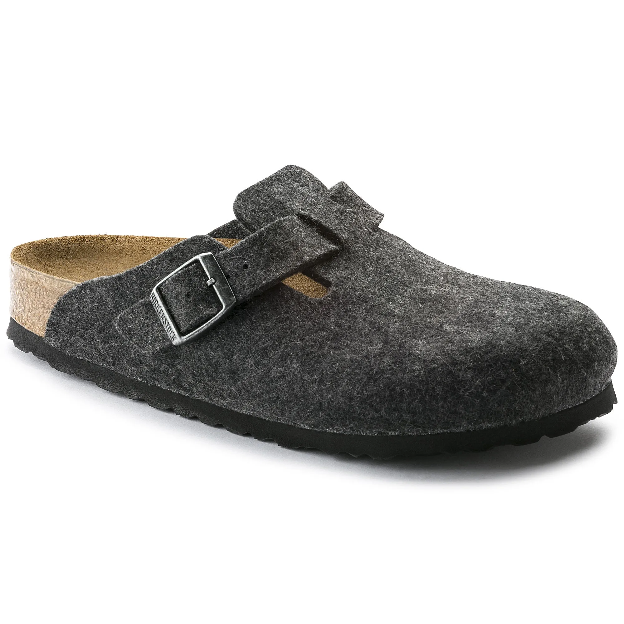 Birkenstock Boston - Anthracite Wool sold by Sun Diego Boardshops