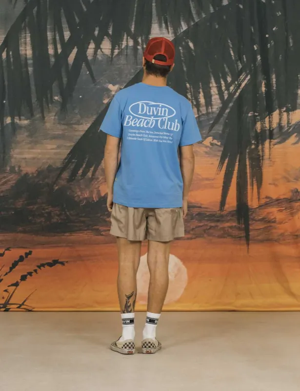 Duvin Beach Club TEE - BLUE sold by Sun Diego Boardshops