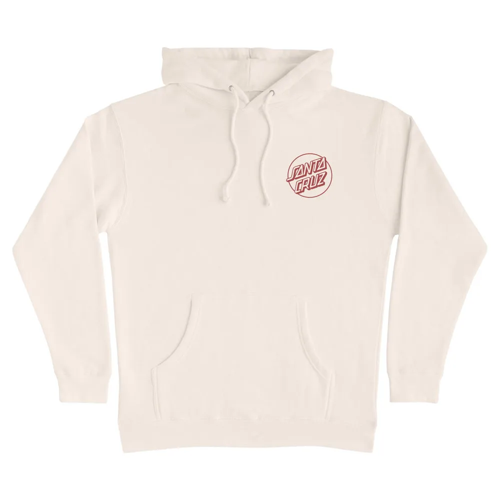Santa Cruz Opus Dot Mens Santa Cruz Hoodie - Bone/Teja sold by Sun Diego Boardshops