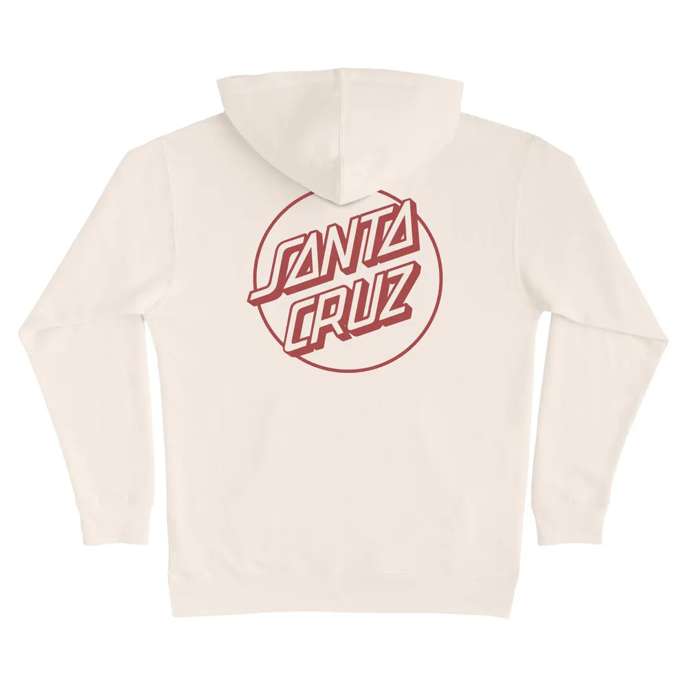Santa Cruz Opus Dot Mens Santa Cruz Hoodie - Bone/Teja sold by Sun Diego Boardshops product image thumbnail 2