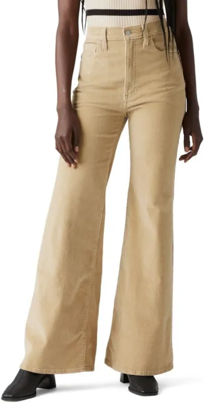 Levi's Ribcage Bell Women's Jeans - SAFARI sold by Sun Diego Boardshops