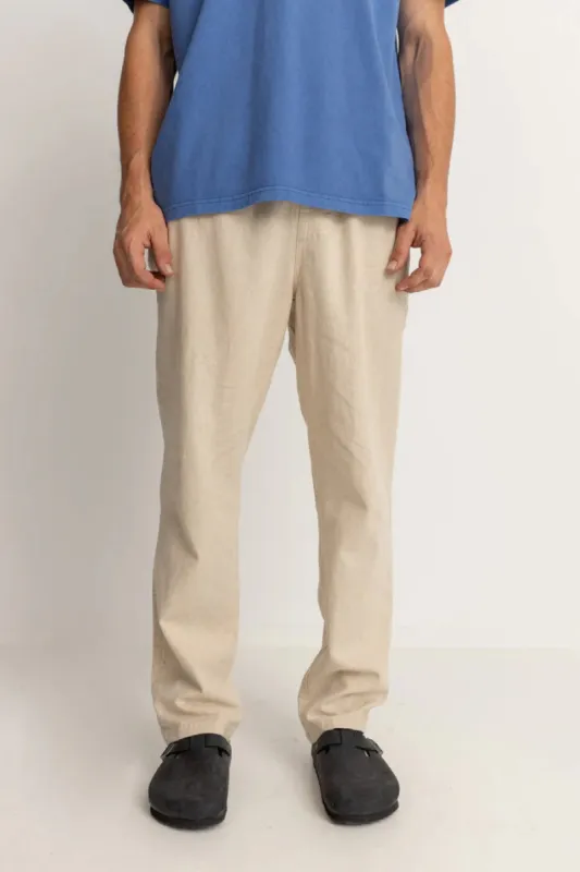 Rhythm Linen Jam Pant - BONE sold by Sun Diego Boardshops