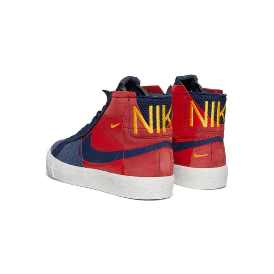 Nike SHOE BLAZER MID PRM - UNIVERSITY RED/MIDNIGHT NAVY sold by Sun Diego Boardshops product image thumbnail 3