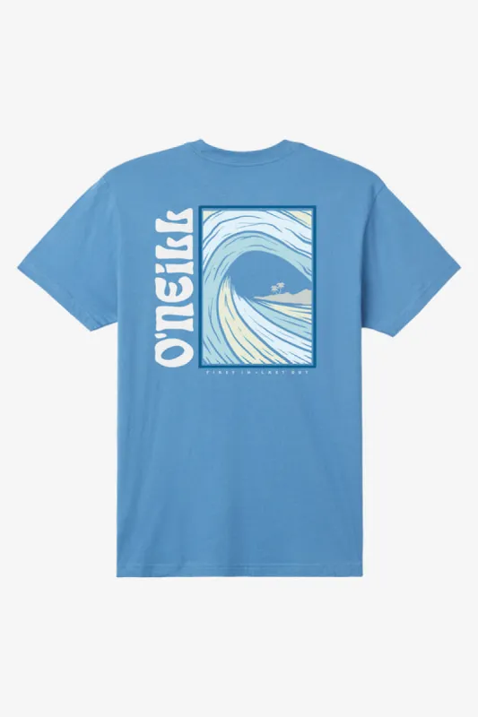 O'NEILL SIDE WAVE TEE - COPEN BLUE sold by Sun Diego Boardshops