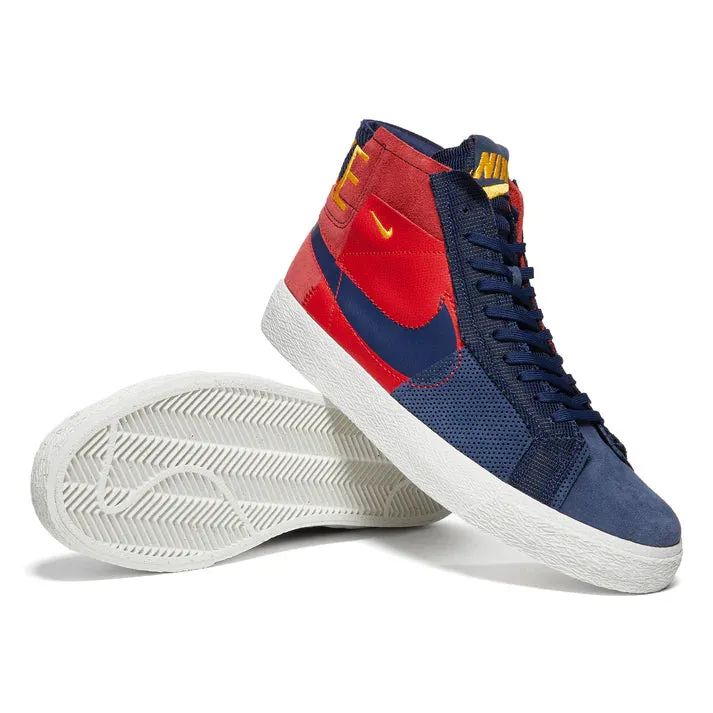 Nike SHOE BLAZER MID PRM - UNIVERSITY RED/MIDNIGHT NAVY sold by Sun Diego Boardshops product image thumbnail 2