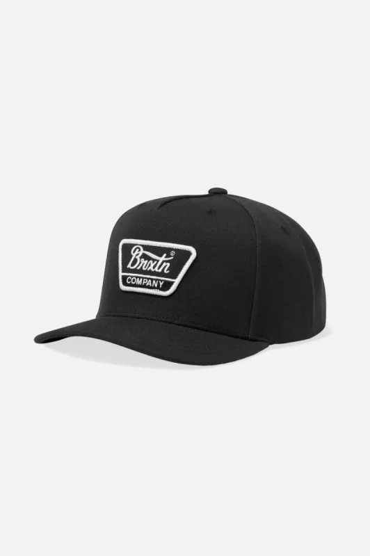 Brixton LINWOOD C NETPLUS MP SNAPBACK - BLACK/WHITE sold by Sun Diego Boardshops