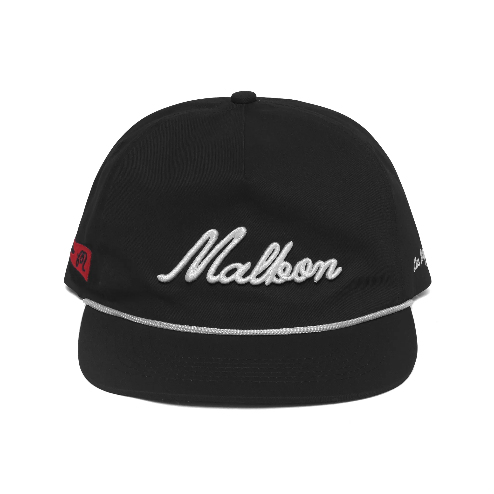 Malbon Golf Winston Rope Hat - Black | Parallel