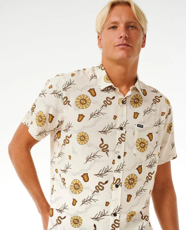 Rip Curl Party Pack Short Sleeve Shirt - 3021 BONE sold by Sun Diego Boardshops
