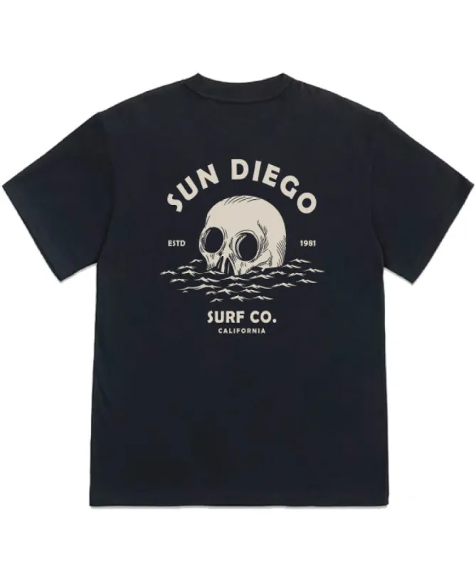Sun Diego Death Wave Box Tee - Limo made by Sun Diego Boardshops