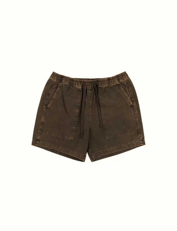 Duvin LEISURE WALK SHORT - BLACK sold by Sun Diego Boardshops